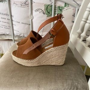 Steve Madden Jaylen Espadrille Wedges - Size 7.5